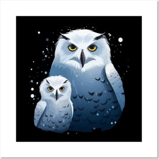 Snowy Owl Fathers Day Posters and Art